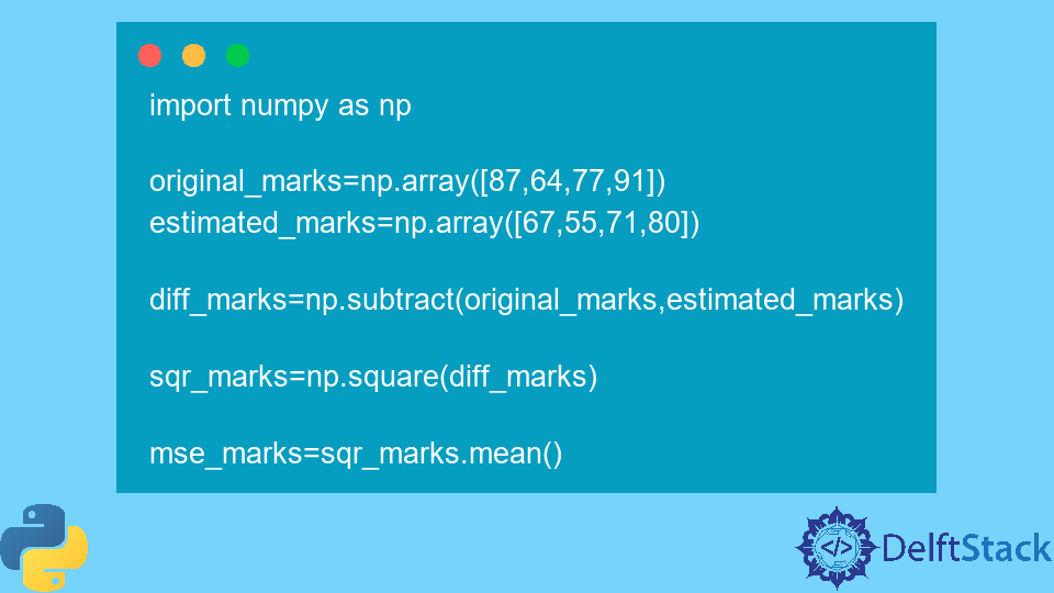 how-to-calculate-mean-squared-error-in-python-datagy